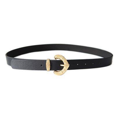 White Faux Leather Belt